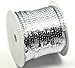 PEPPERLONELY Brand, 100 Yard Roll Silver Color Flat Bling Sequins Spool String 6mm(1/4