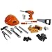 Black+Decker Junior Kids Tool Set - Mega Tool Set with 42Piece Tools & Accessories! Role Play Tools for Toddlers Boys & Girls Ages 3 Years Old & Above, Includes Helmet & Drill!