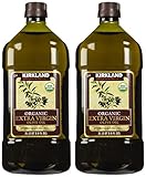 2 x Kirkland Signature Organic Extra Virgin Olive Oil, 2 Liters