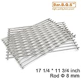 Bar.b.q.s 7MM Rod Replacement Stainless Steel Cooking Grid for Weber Genesis Silver B & C, Genesis Gold B & C, (2002 & Newer Models); Spirit 700 Gas Grill (Grid)