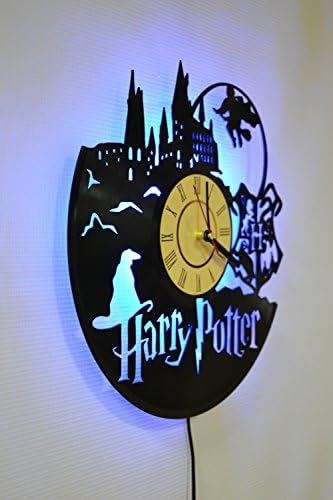 Harry poter Style 2 Night Light, Wall Lights, Wall Lamp, Harry Potter Wall Clock, Cool Rest Room Wall Art Decor