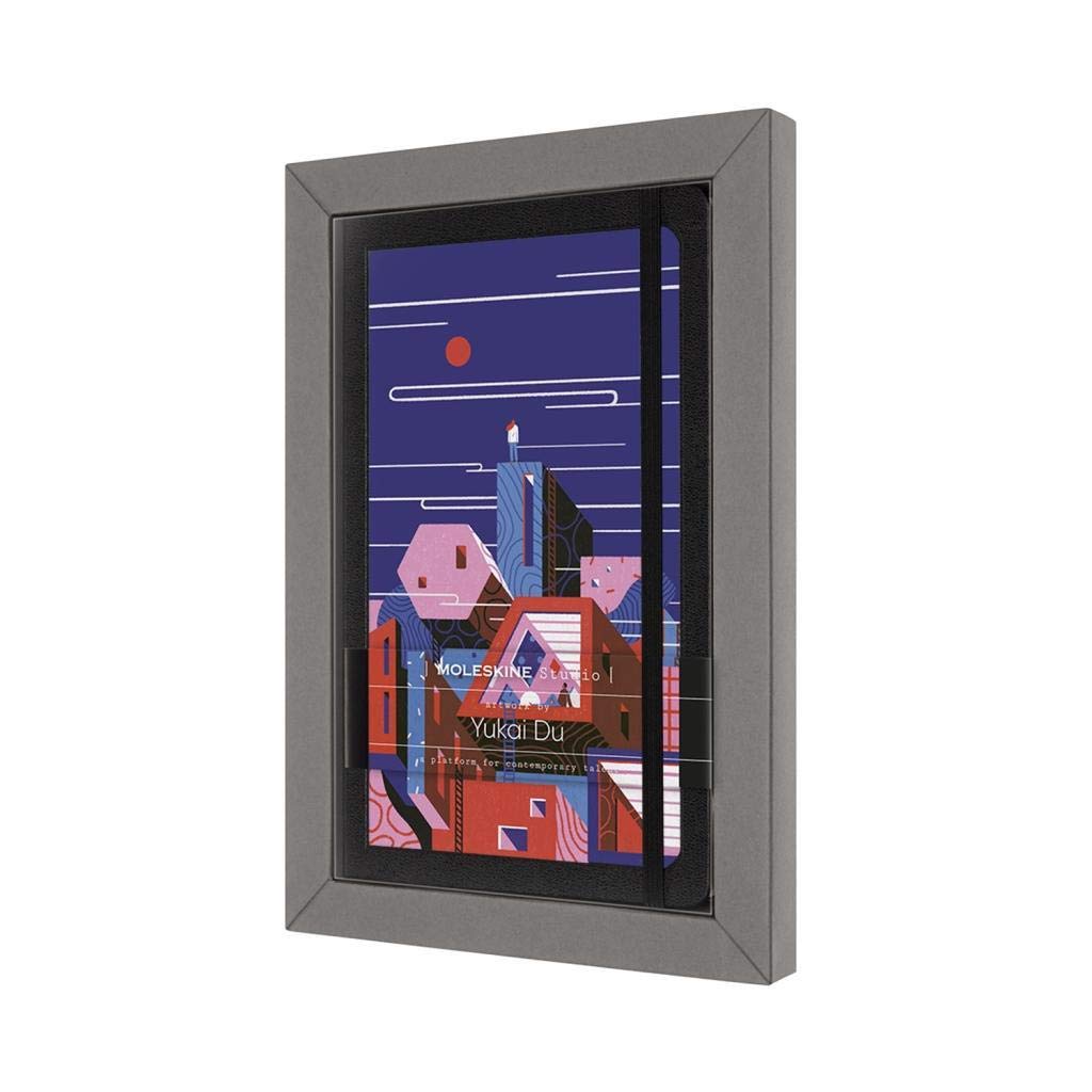 Moleskine - Moleskine Studio Collection Notebook, Blank Paper Notebook, Artist Yukai Du, Hard Cover, Large Size 13 x 21 cm, 240 Pages
