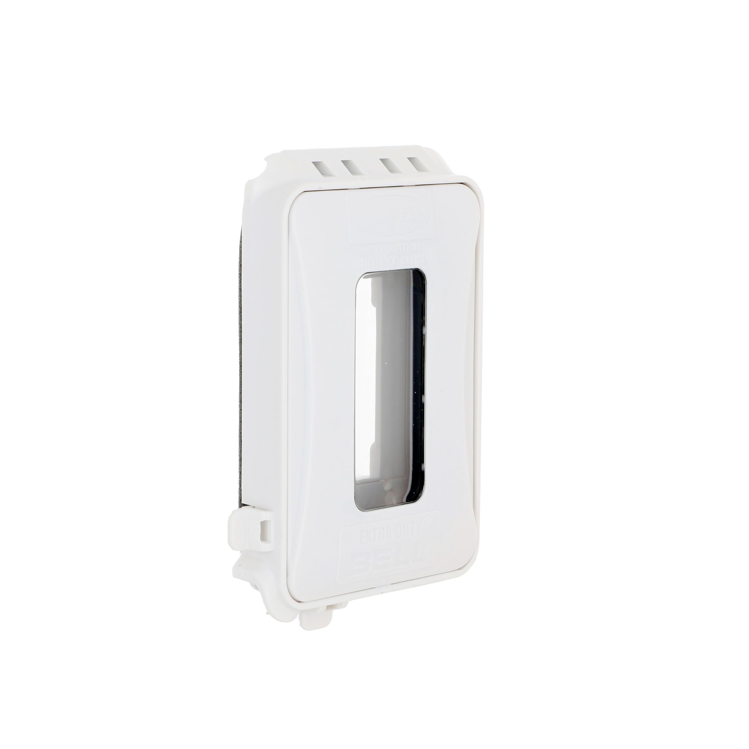 Photo 1 of TAYMAC ML500W Single-Gang Mount 16-in-1 Flat Nonmetallic Weatherproof Vertical/Horizontal, 1-Pack, White