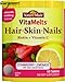 Nature Made Vitamelts Hair Skin Nails Tablets, Strawberry Lemonade, 60 Count