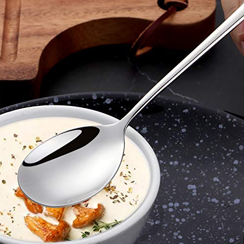 Dinner Spoon Set, Silver, Poylim - Image 8