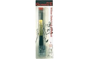 GENERAL'S General Pencil Willow Sketching Charcoal Sticks 5/Pkg