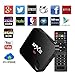 WELLWIN MXIII Android 5.1 TV Box Quad Core Amlogic S812 2GB DDR3 8GB EMMC Flash Ultra HD 4K Miracast DLNA Airplay Pre-installed 3D Streaming Media Player