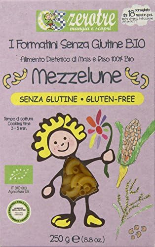 Zerotre Organic Gluten Free Mezzelune, Corn/Rice, 8.8 Ounce