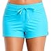 CharmLeaks Women's Sports Beach Bottom Swim Board Shorts, Medium, Blue