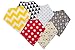 Baby Bandana Drool Bibs Six Pack Gift Set For Teething & Drooling Boys & Girls