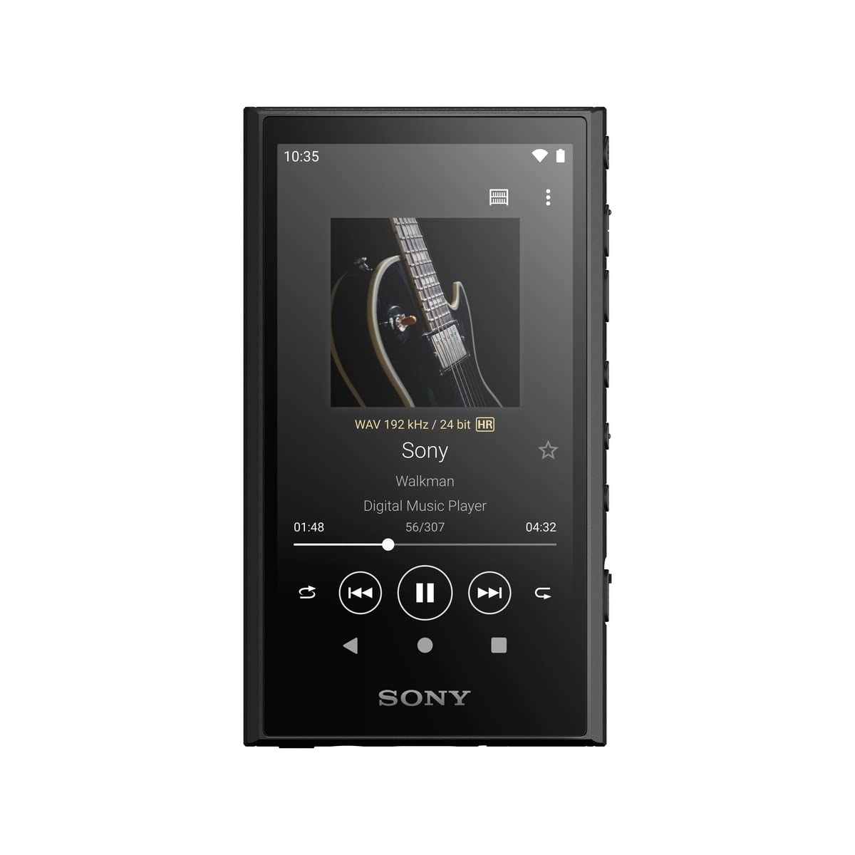 Photo 1 of Sony NW-A306 Walkman 32GB Hi-Res Portable Digital Music Player with Android, up to 36 Hour Battery, Wi-Fi & Bluetooth and USB Type-C – Black NW-A306/B, Black