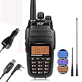 TYT UV8000E 10W High Power Dual Band VHF UHF Two-Way Radio Ham Walkie Talkie with Cross-band Repeater Function & 3600mAh Battery Transceiver, with Car Charger, 2 Antennas, Cable
