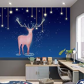Wall Murals for Bedroom Beautiful Dream World Abstract Removable Wallpaper Peel and Stick Wall Stickers - 66x96 inches