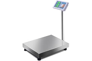 Giantex 660lbs Weight Computing Digital Scale Floor Platform Scale Postal Scale Accurate Shipping Mailing LB/KG Price Calcula