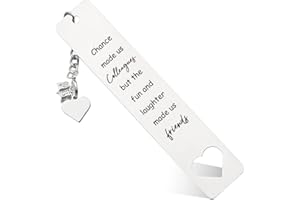 THRXOBN Friendship Bookmark Gift for Friends, BFF, Co-Worker, Reader, Bookworms, Teacher, Retirement Gifts for Women, Men, Coworker, Friends, Graduation Gifts for Friends, Teacher,WB86