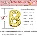 Aerfas 40 inch Gold letters “BABY” group shaped Helium foil balloons for baby shower Bridal Wedding Celebration Birthday party decoration supplies
