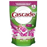 Cascade Actionpacs Dishwasher Detergent, Thai Dragon Fruit Scent 20 Count