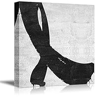 Canvas Wall Art Abstract Ink Painting Canvas Prints Home Artwork Decoration for Living Room,Bedroom - 12x12 inches