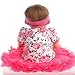 SanyDoll Reborn Baby Doll Soft Silicone Vinyl 22inch 55cm Lovely Lifelike Cute Baby Boy Girl Toy Beautiful Princess Dress
