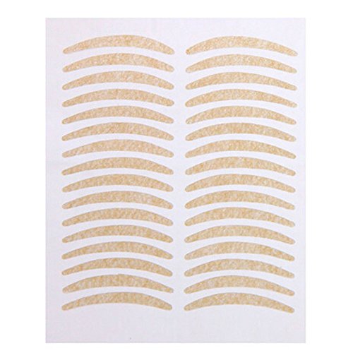 10 Pair Handmade False Eyelashes 72 Pairs Double Eyelid Tape Makeup Tools Set Thick Long Fake Eye Lashes Invisible Eyelid Sticker (Eyelashes & Eyelid)