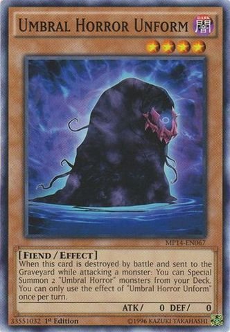 Yu-Gi-Oh! - Umbral Horror Unform (MP14-EN067) - Mega Pack 2014 - 1st Edition - Common