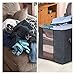 Lifewit Storage Bag Closet Organizer with Reinforced Handle Firm Fabric Strong Zipper Foldable Breathable Storage Container Set for Clothes, Quilts, Blankets, Bedding, 2 Pack, Grey