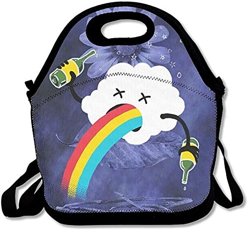 Starogs Fury Arcade Insulated Lunch Box With Zipper,Carry Handle And Shoulder Strap For Adults Or Kids Black