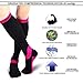 Compression Socks for Women & Men (2 Pairs), Deilin Graduated Compression Sock 20-30 mmhg for Running, Athletic Sports, Flight Travel, Nurses, Maternity Pregnancy, Shin Splints, Edema, Varicose Veins
