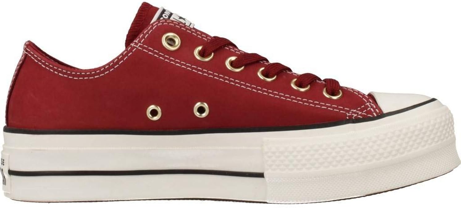 converse bordeaux plateforme