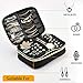 BEKVÄMT Travel Jewelry Organizer Case, Large Untangled Jewelry Storage Holder, Portable and Space-Saving Jewelry Bag Holds 5 Necklaces, 12 Pairs of Earrings, 30 Rings, Bracelet, Watch