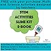 Stay At Home Kids 48 Piece All Included Educational Learning Toy Slime Kit with STEM Learning Activities Ebook with Purchase