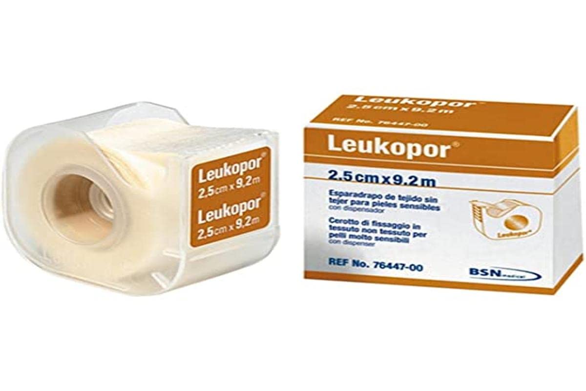 ESP Leukopor 2.5 cm x 9.2 m C/Portarollo