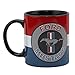 Open Road Brands Ford Red White and Blue Mustang Ceramic 16 OZ. Mug - an Officially Licensed Product Great Addition to Add What You Love to Your Home/Garage Decor