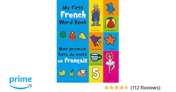My First French Word Book French Edition Mandy Stanley