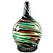 Essential Oil Diffuser Art Glass Vase Fragrance Ultrasonic Cold Fog Humidifier 7 color LED Lamp and Water Free Automatic Closing 4 time Set Office Family Bedroom Baby Room Study Yoga (art vase-1)