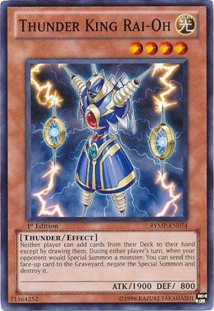 Yu-Gi-Oh! - Thunder King Rai-Oh (RYMP-EN074) - Ra Yellow Mega-Pack - 1st Edition - Common
