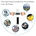 VUP Running Armband 360°Rotatable for iPhone 14/13/Pro Max/Pro/Mini/12/11/SE/Xs/XR/X/8/7/Plus, Fits All 4-6.7 Inch Smartphones, with Key Holder Phone Armband for Running Hiking Biking (Sliver)