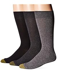 Gold Toe - Calcetines de punto para hombre (3 unidades)