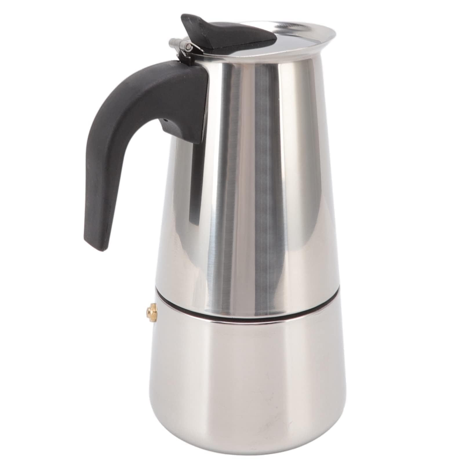 Stovetop Coffee Makers, Large Capacity Stainless Steel Espresso Moka Pot Percolator Coffee Maker Portable Stovetop Espresso Maker for Home and Outdoor Camping(600ML)