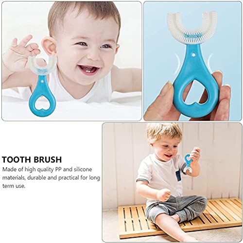 2 Pack Kids UShaped Toothbrush 360° Oral Teeth Cleaning Design
