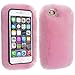 iPhone 6 Case, Veatool Luxury Stylish Fluffy Bling Rex Rabbit Fur Handmade Decorative Case for iPhone 6s (4.7 inch) - Pink
