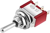 Heschen MTS-123 Mini Momentary Toggle Switch SPDT 3 Pin 2A 250V 5A 125V Pack of view 7