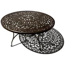 Strathwood St. Thomas Cast Aluminum Round Dining Table