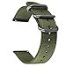 Xiaomi Amazfit Bip Band,ViCRiOR Premium Soft NATO Woven Nylon Quick Release Replacement Strap Watch Band with Metal Buckle for for Xiaomi Amazfit Bip Women Men, Army Green