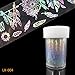 CHARMING MAY 8 roll Geometric Water Marble Holographic Starry Series Nail Foil Flower Dream Catcher Holo Christmas Transfer Sticker 98cm