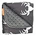 Dear Baby Gear Baby Blankets - Baby Essentials, Newborn Essentials, and Cute Stuff for Baby - for Baby Boy and Baby Girl - Deer Antlers, Grey Dot, Double Layer 38