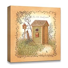 Canvas Wall Art Famous Building Birds/Flowers Pop-up Painting Artwork for Home Prints Framed - 12x12 inches