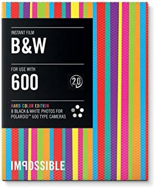 Impossible Instant BW 2.0 Screen Protector Film For 600 Series Hard Color Frame, Limited Edition, Black
