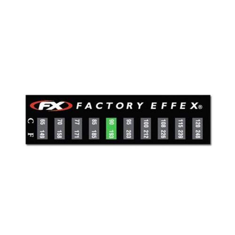 Factory EffexTemperature Sticker - Black