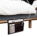 Smilesun Bedside Storage Organizer Bedside Caddy Sofa Storage Organizer Table Cabinet Storage Organizer for Tablet Magazine Phone Remotes - All Within Arms Reach (Coffee, 4 Pockets)